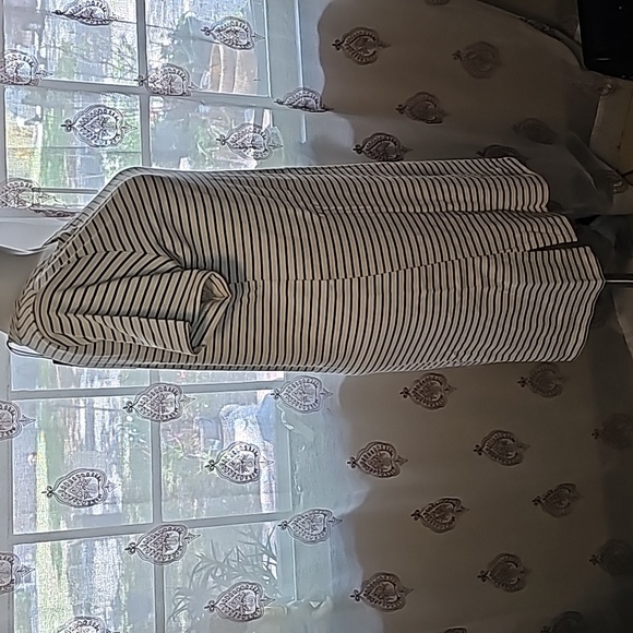 Palm Moss(Green) Striped T-Shirt Dress - Picture 9 of 11